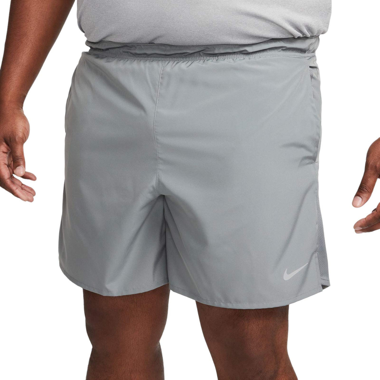 NIKE MENS DF CHALLENGER 7 BF SHORT GREY