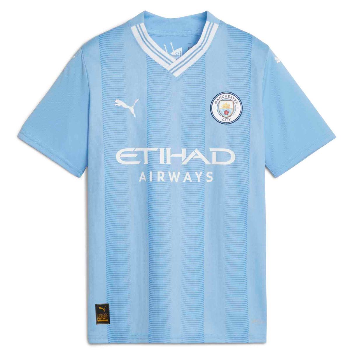 Puma MCFC 23 Home Kids Jersey Blue