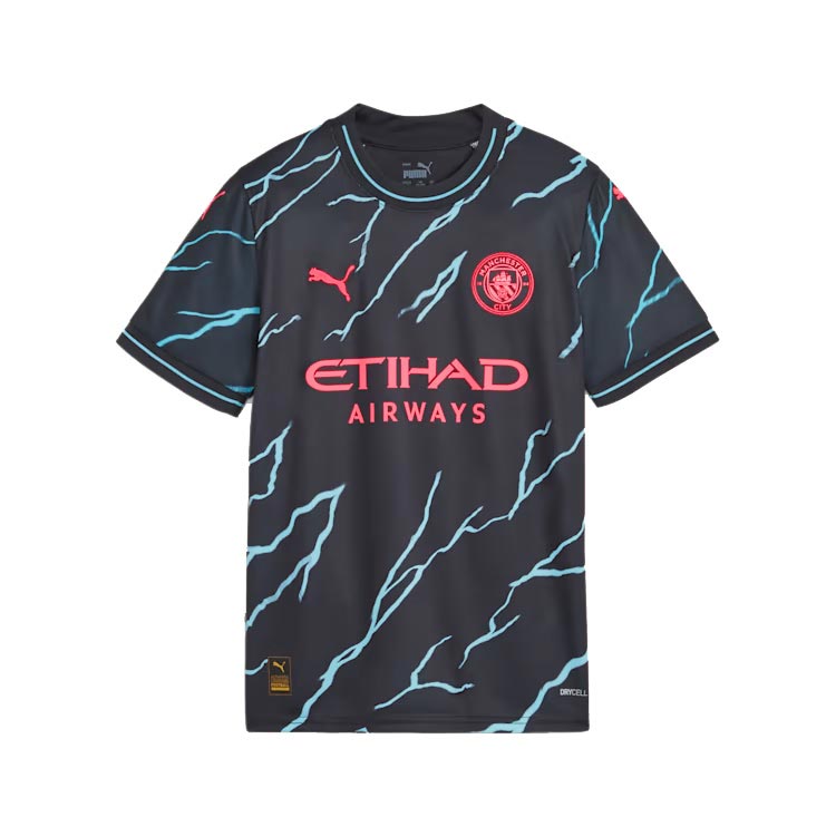 Puma MCFC 23 3rd Kids Jersey Navy