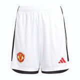 adidas Man Utd 23 Kids Home Short White