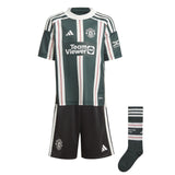 adidas Man Utd 23 Kids Away Mini Kit Grn