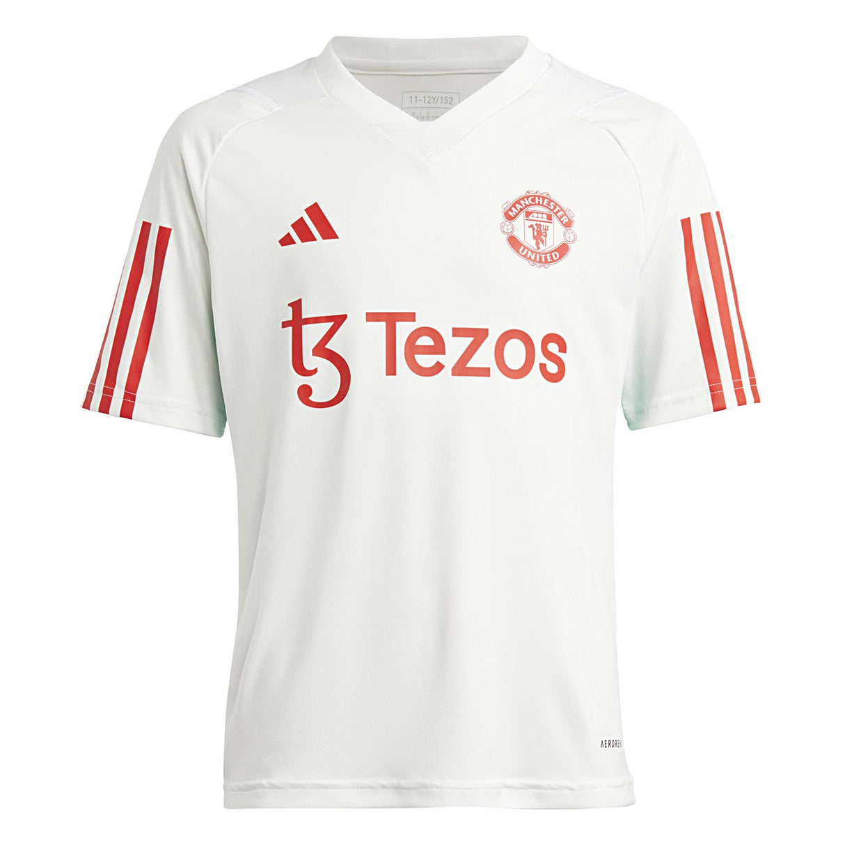 adidas Man Utd 23 Kid Train Jersey White
