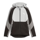 Puma Mens Evostripe FZ Hoodie DK Grey