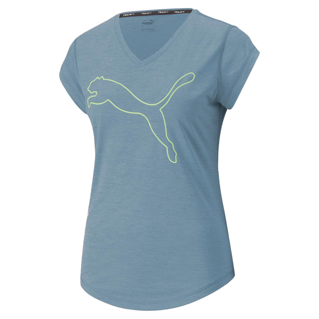 Puma Wmns Train Fav Heather Cat Tee Blue