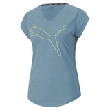 Puma Wmns Train Fav Heather Cat Tee Blue