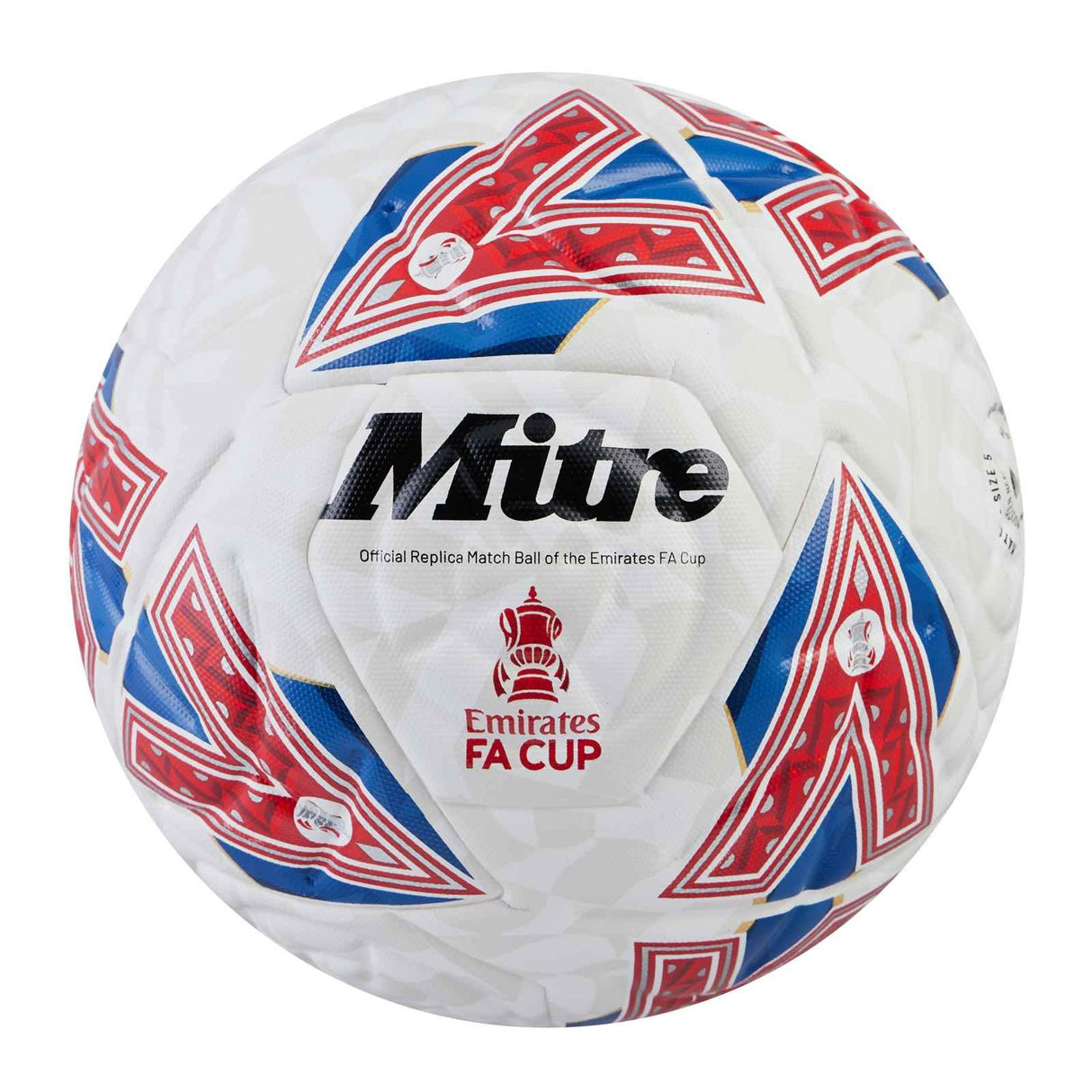 Mitre FA Cup 23/24 Match Football 5 Wht
