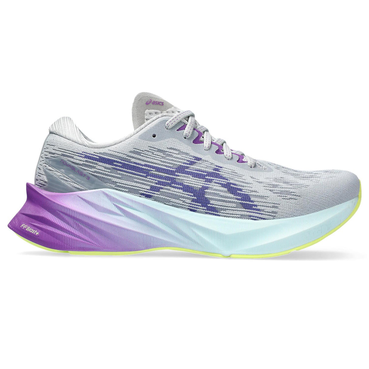 Asics Novablast 3 Womens Grey/Purple