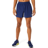 Asics Mens Road 5in Short Blue