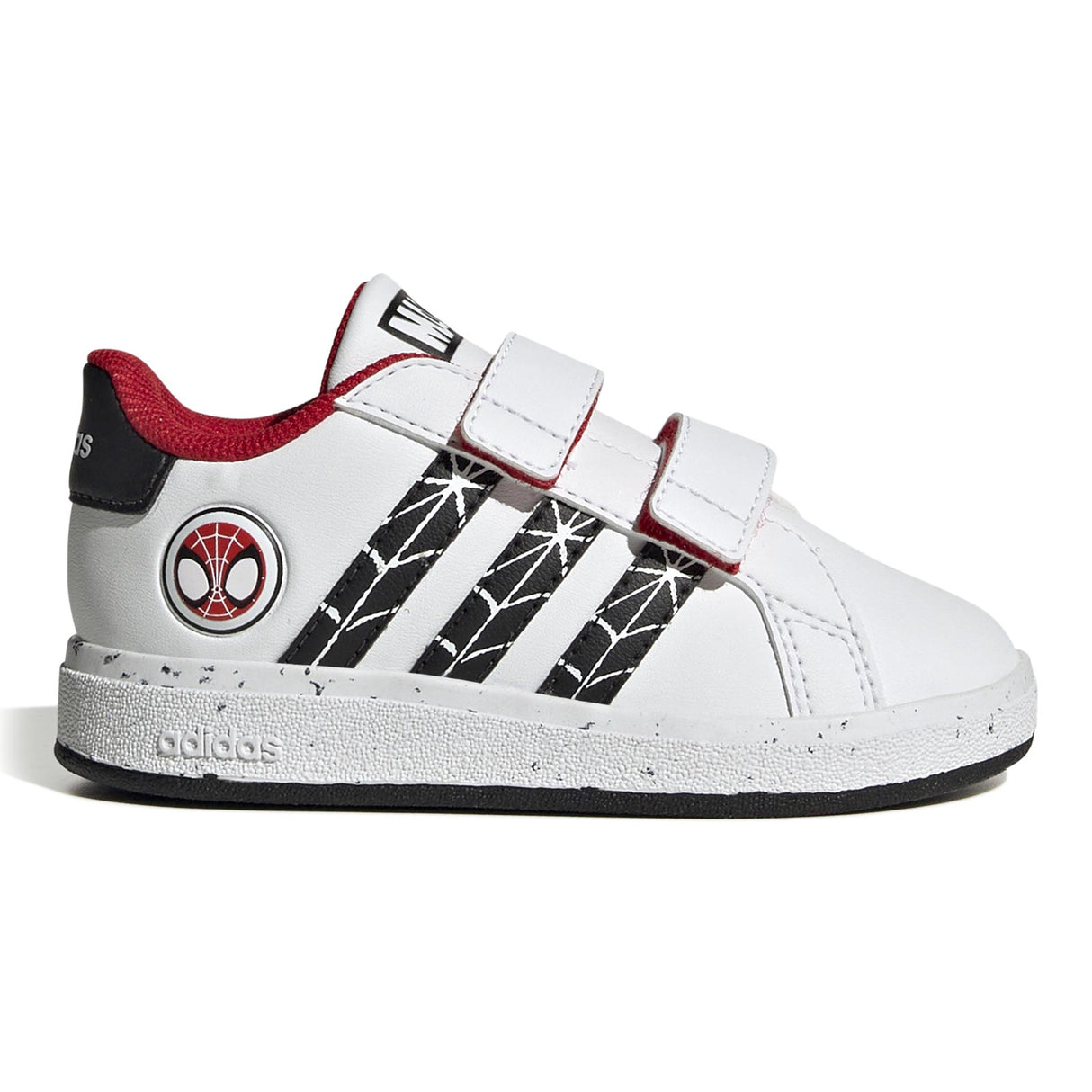 adidas Grand Court Spiderman Boys White