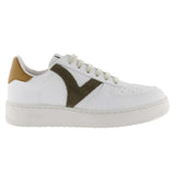 Victoria Leather Sneaker Adult White/Bro