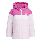 adidas Jnr Girls Pad Jacket Pink