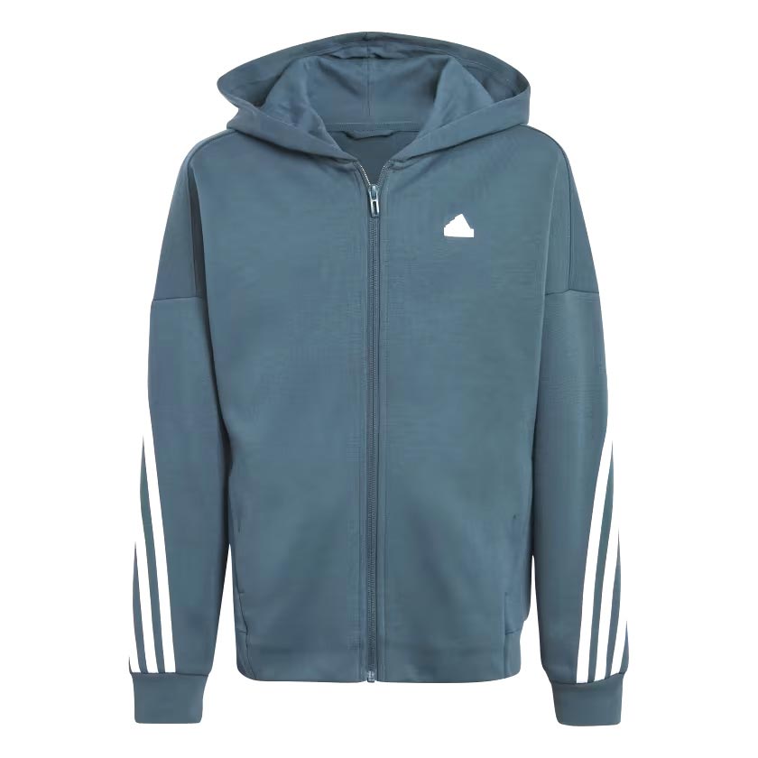 adidas Boys U FI 3S FZ Hood Green