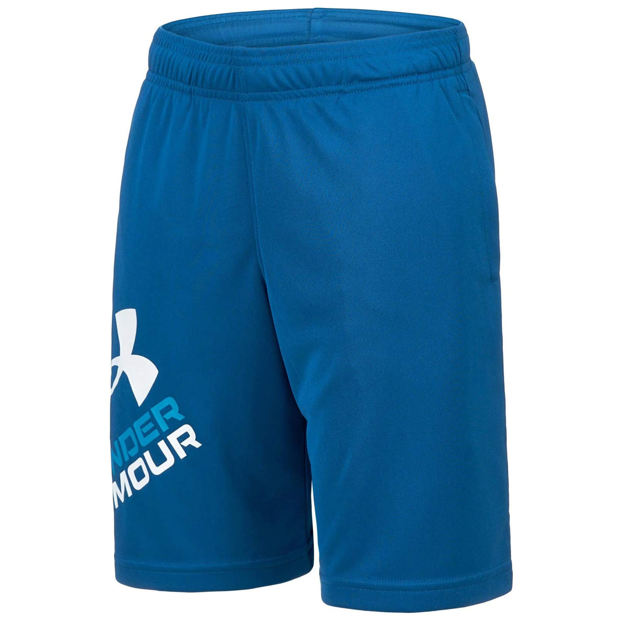 UA Boys Prototype 2.0 Logo Shorts Blue