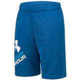 UA Boys Prototype 2.0 Logo Shorts Blue