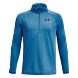 UA Boys Tech 2.0 Half Zip Blue