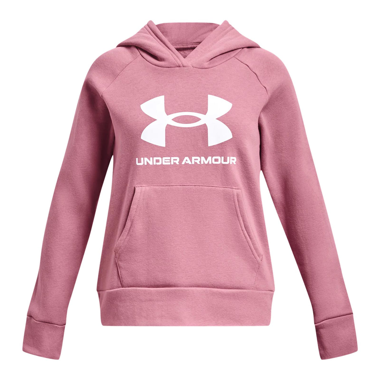 UA Girls Rival Fleece BL Hoodie Pink
