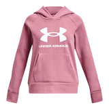 UA Girls Rival Fleece BL Hoodie Pink