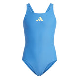 adidas Girls 3 Bars SOL Suit Blue