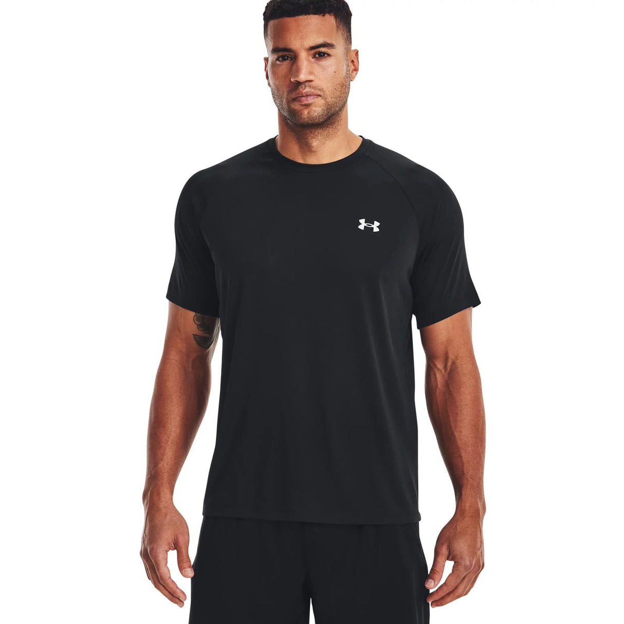 UA Mens Tech Reflective SS Black