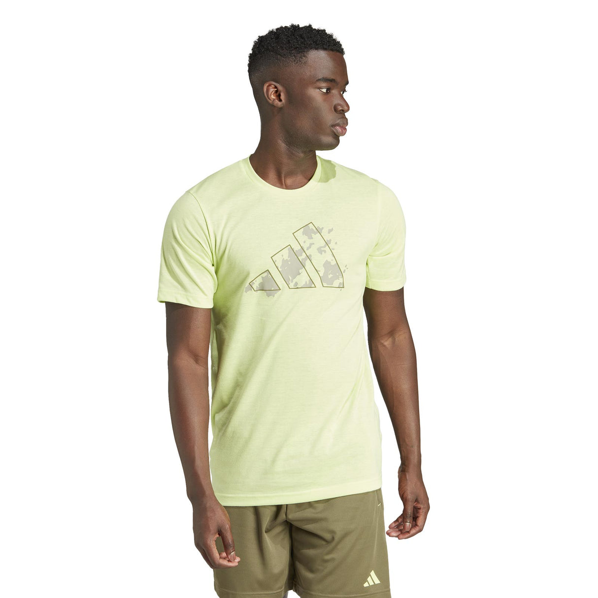 adidas Mens TR ES Tee Green