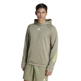 adidas Mens TI 3S Hoodie Green