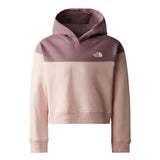 TNF Girls Drew Peak Crop PO Hoodie Pink