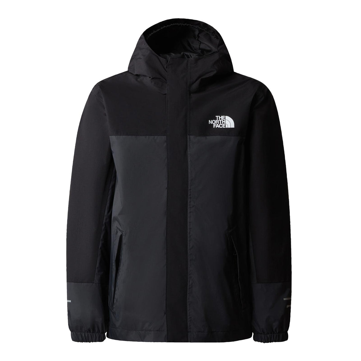 TNF Boys Antora Rain Jacket Grey