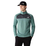 TNF Mens Reaxion QZ Fleece Green
