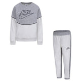 Nike Boys NSW Amplify FT Crew Set Grey