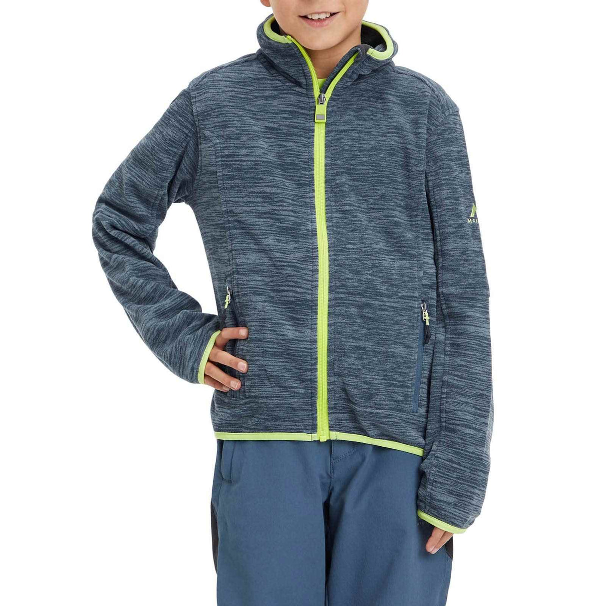 MCKINLEY Choco Boys F/Z Fleece Blue