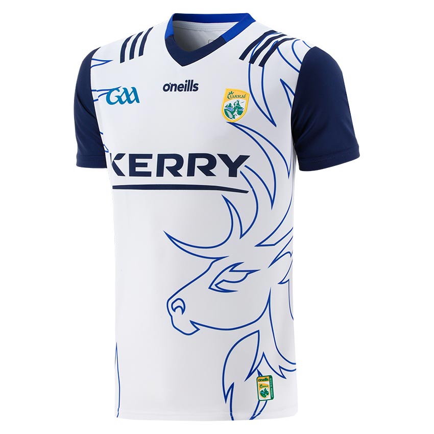 O'Neills Kerry 23 GK Alt Kids Jersey Wht