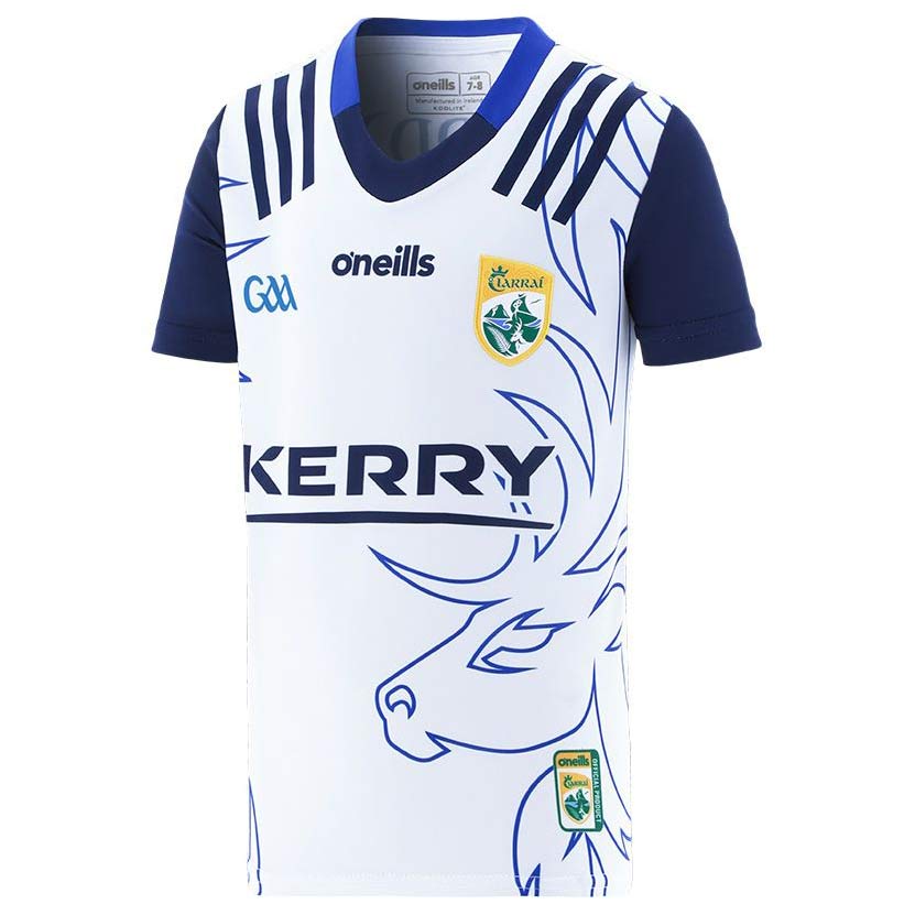 O'Neills Kerry 23 GK Alt Kids Jersey Wht