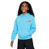 Nike Boys Mbappe NSW Club Flc Hoody Blue