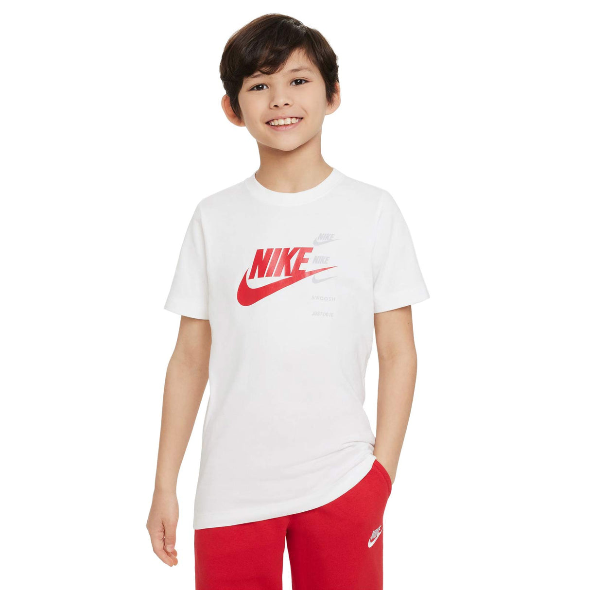 Nike Boys NSW SI SS Tee White