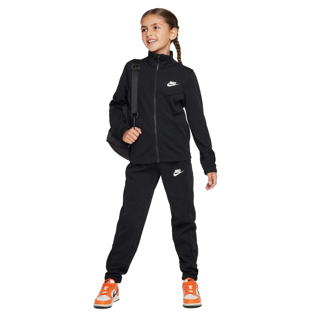 NIKE Boys NSW hybrid Poly Tracksuit Blk