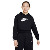 Nike Girls NSW Club CRP Hybrid Hoody Blk