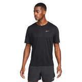 NIKE MENS DRI-FIT MILER  TEE BLACK