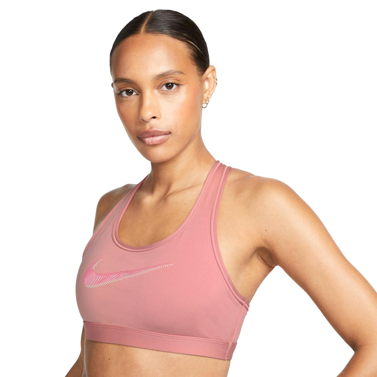 Nike Wmns DF Swoosh Hybrid Padded Bra Rd
