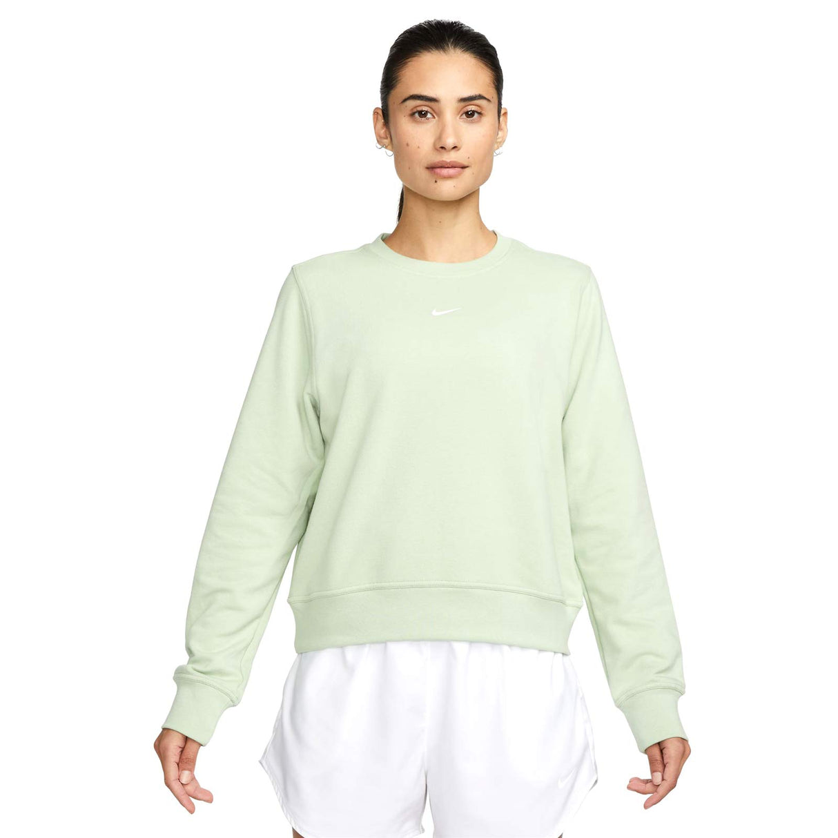 Nike Womens One Dri Fit LBR Crew Green