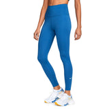 Nike Womens One Dri Fit HR Tight Blue
