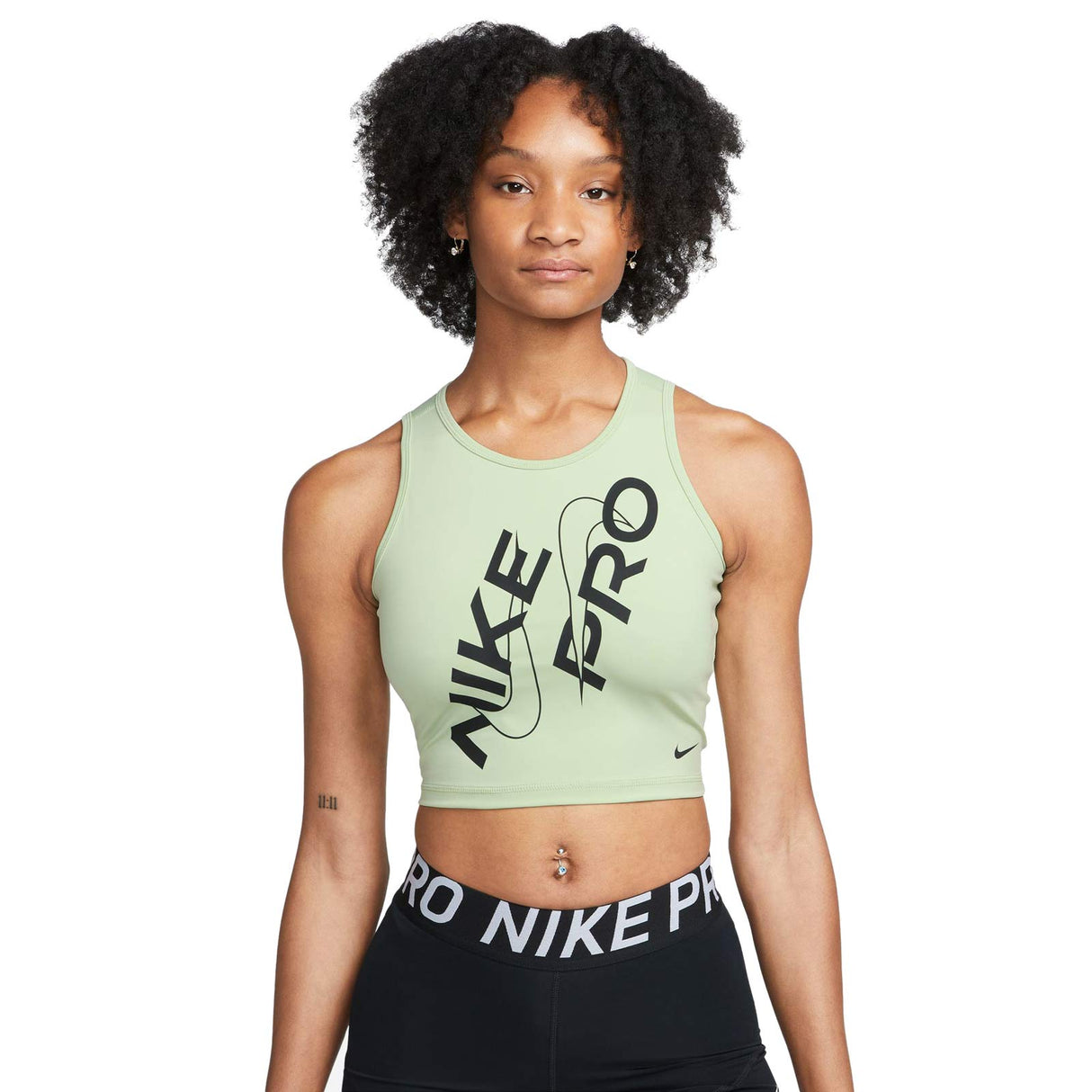 Nike Wmns NP DF GRX Crop Tank Green