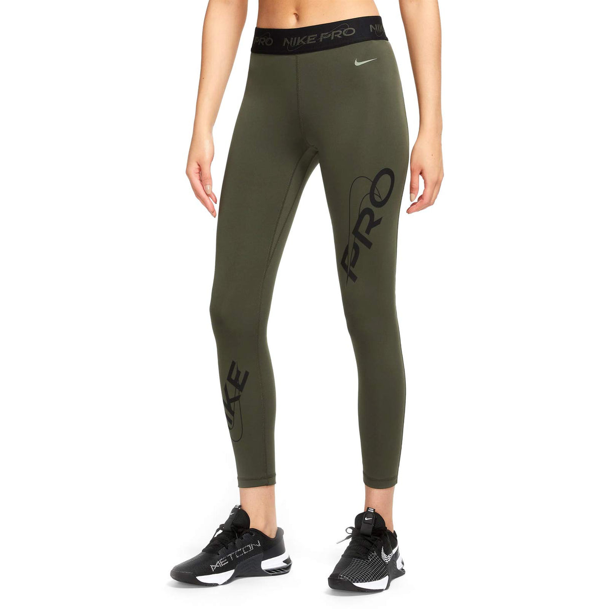 Nike Wmns NP DF MR GRX 7/8 Tight Green