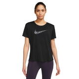 Nike Wmns NK DF Swoosh HBR SS Top Black