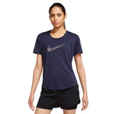 Nike Wmns NK DF Swoosh HBR SS Top Purple