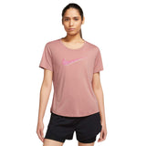 Nike Wmns NK DF Swoosh HBR SS Top Red