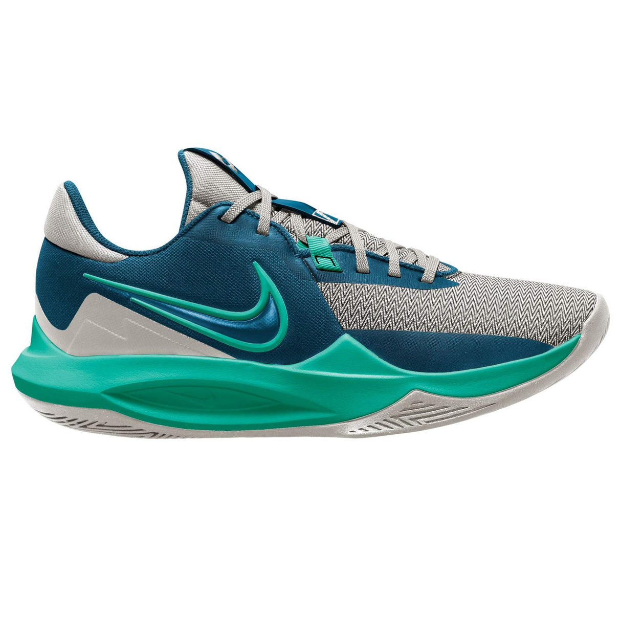 Nike Precision 6 Mens Grey/Green