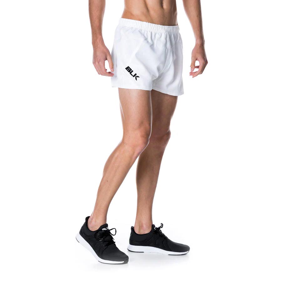 BLK TEK SHORTS with LYCRA Kids White