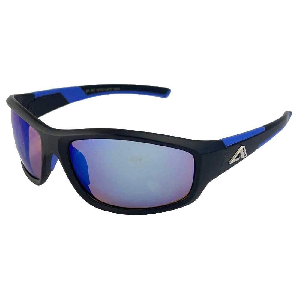 RB Sunglasses Black & Blue Sports Wrap