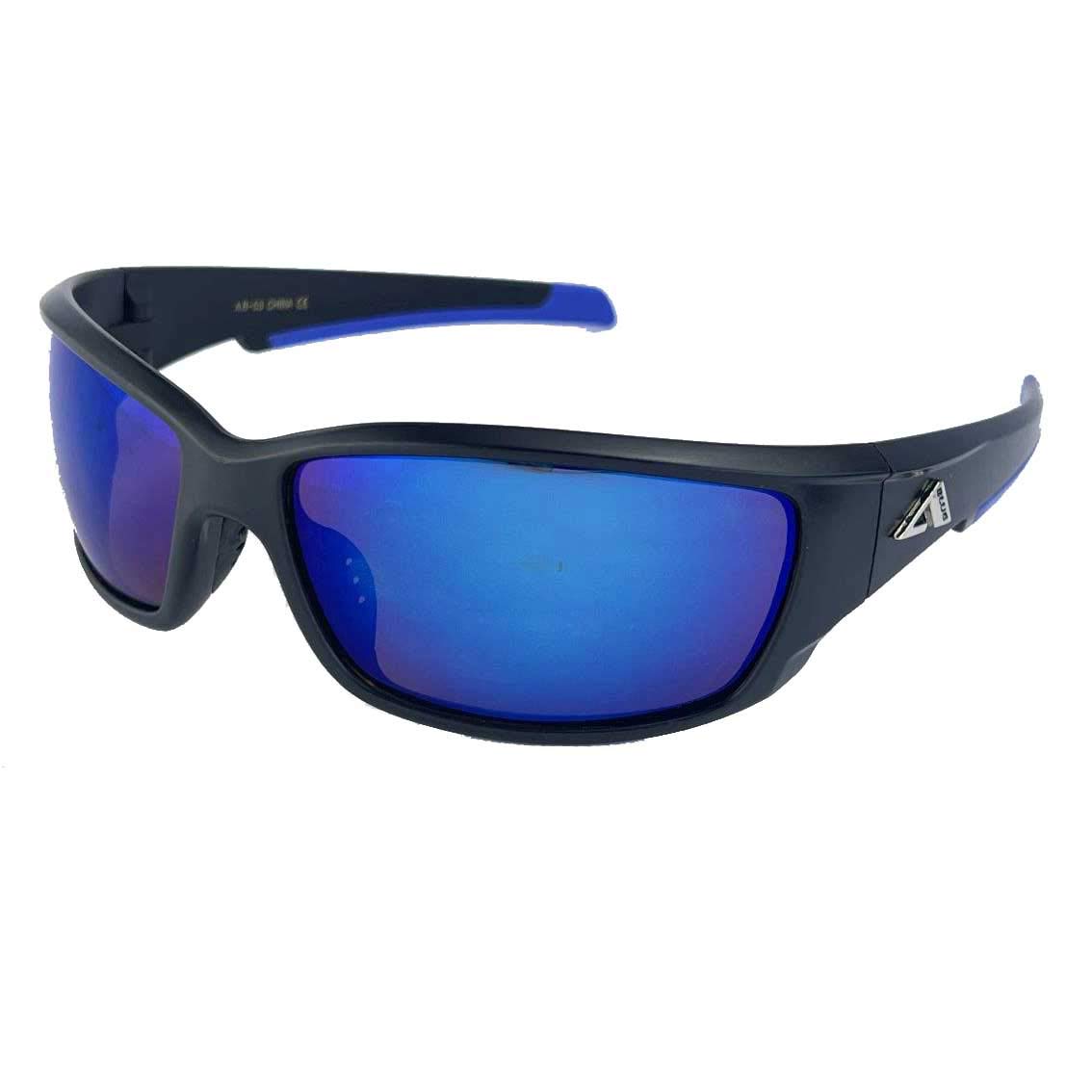 RB Sunglasses Black Sport wrap blue lens