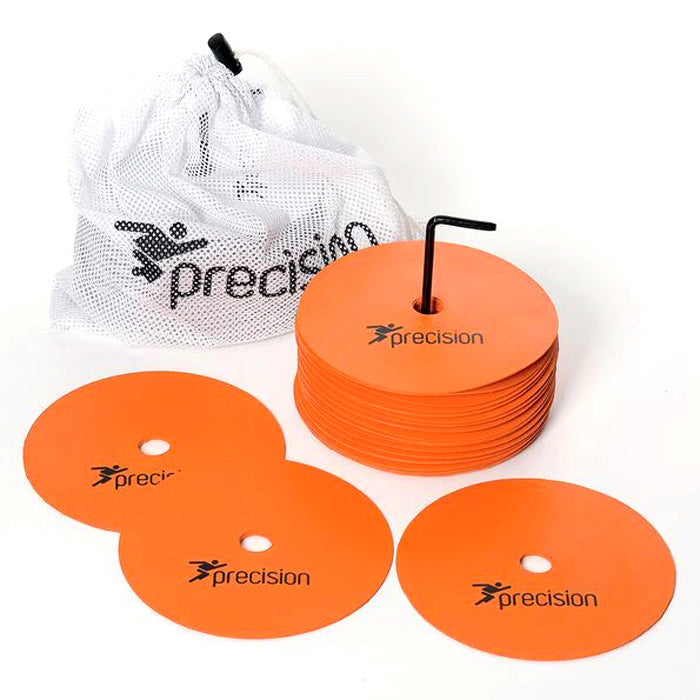 Precision Round Rubber Marker Discs Orng